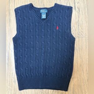 Polo by Ralph Lauren Navy sweater Vest - youth 7